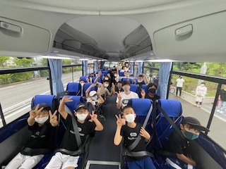 RFF夏合宿、バス車内