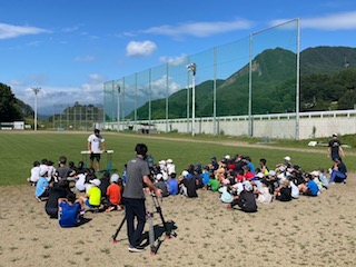 RFF夏合宿、川上村の子どもたちと合同練習