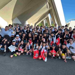 日清カップの終了後にRFFチームみんなで写真を撮りました！