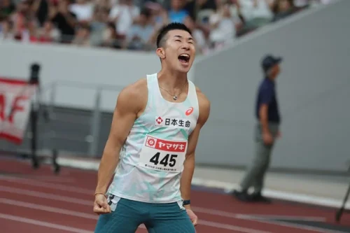 桐生祥秀選手は、6年ぶりの個人種目代表!(写真は月陸Onlineより)