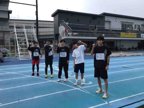 中学生1500mスタート直前！