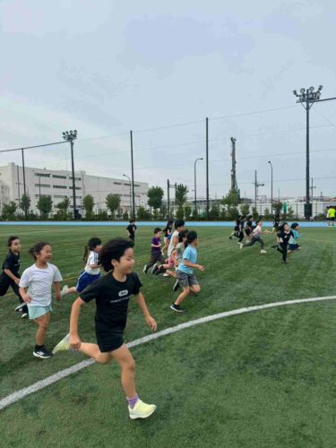 Run for the Future 墨田スクール 6月 練習の様子